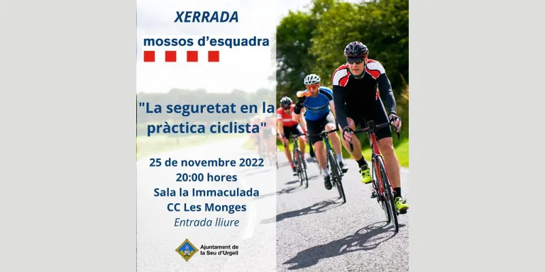 Xerrada a la Seu sobre seguretat en la pràctica del ciclisme