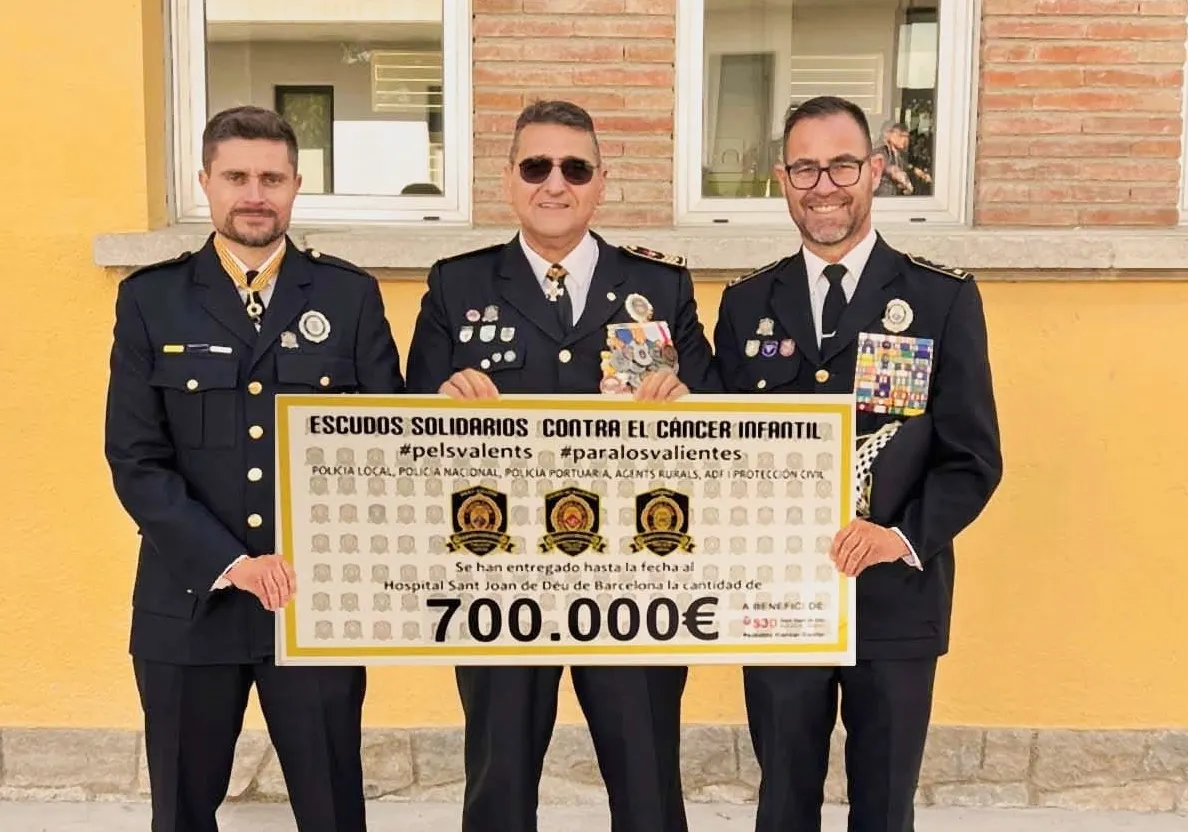 La Policia de Cambrils ha recollit la meitat dels diners de la campanya solidària #PelsValents
