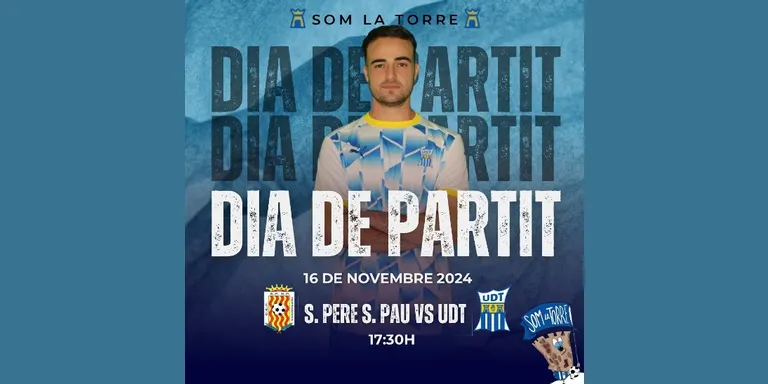 Complicat partit de la UDT al camp del Sant Pere i Sant Pau
