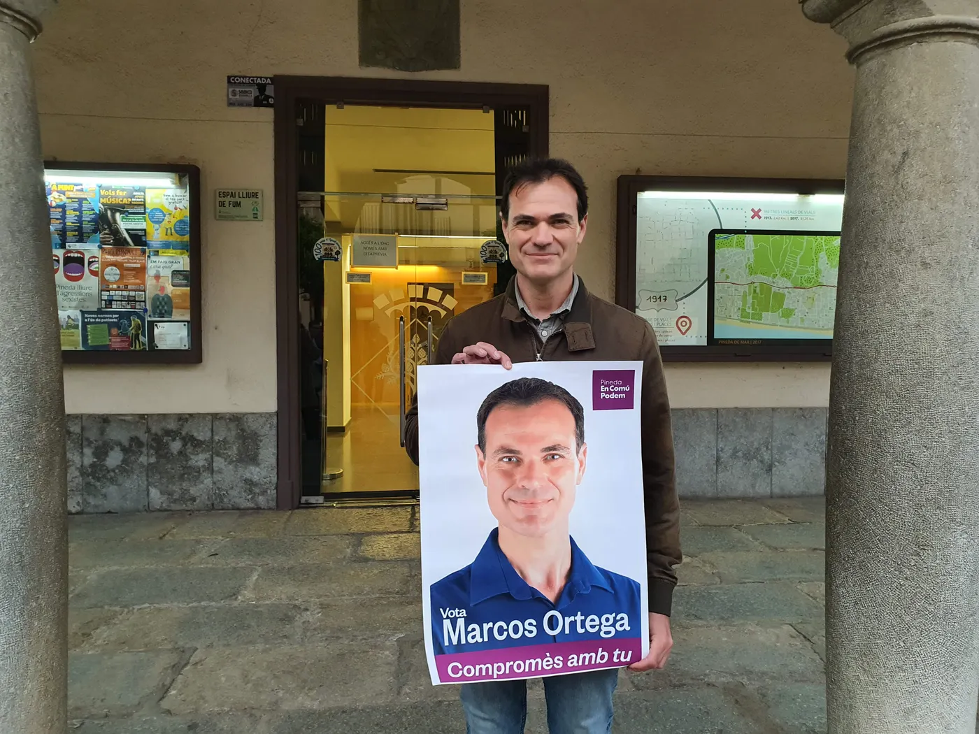 Marcos Ortega: «Tenim una candidatura diversa que representa diferents edats i de diferents barris de Pineda»