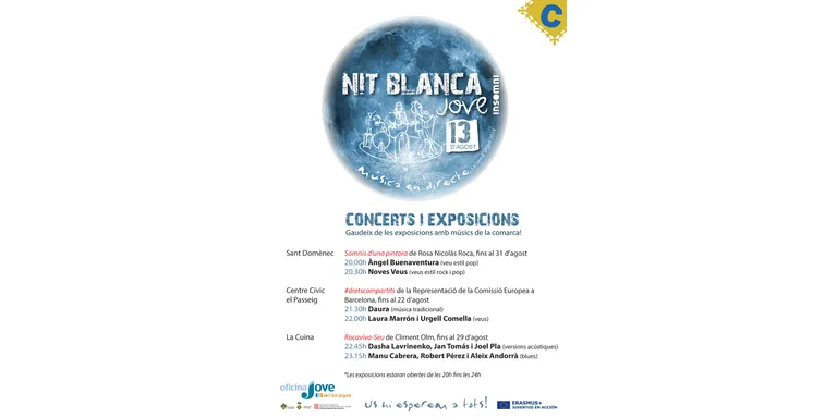 La Seu organitza la seva primera 'Nit Blanca Jove', amb exposicions, art i música