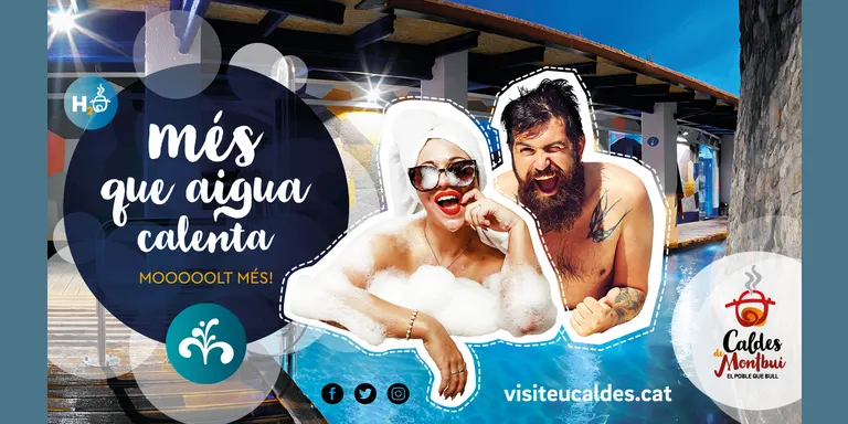 L'Oficina de Turisme presenta un nou eslògan que manté la referència a l'aigua termal