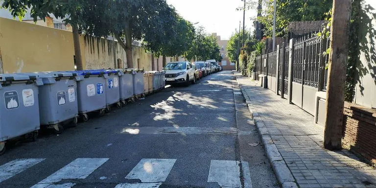 Obres al carrer Sant Magí per convertir-lo en carrer de prioritat invertida