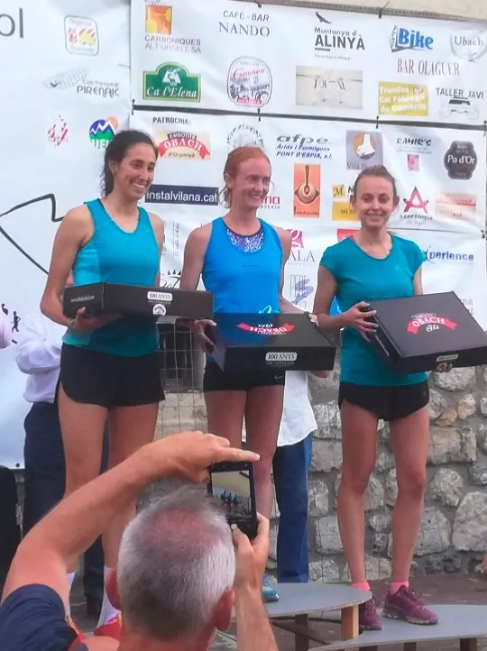 Podi femení de l'Arruix de Santa Fe 2019 (Foto: Cadí Circuit Fer)