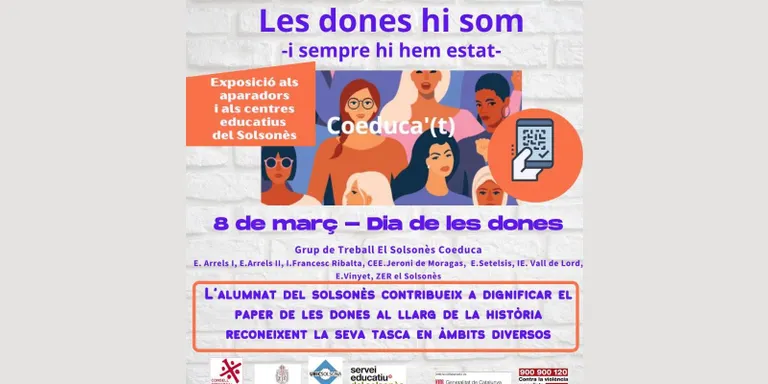 Els centres de primària i secundària del Solsonès uneixen esforços per crear l'exposició 'Les dones hi som i sempre hi hem estat'