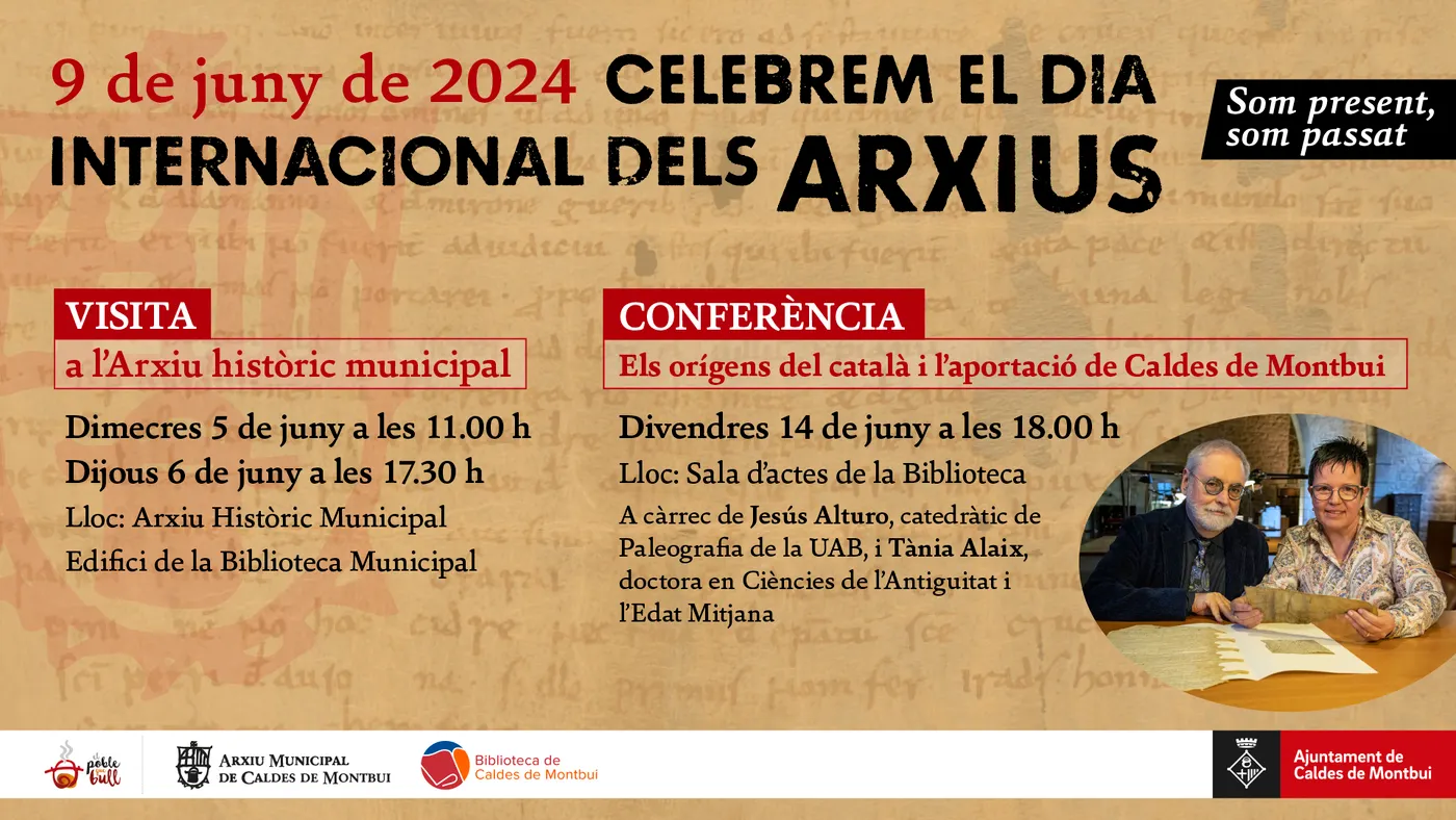 Caldes s’afegeix a la celebració del dia internacional dels arxius