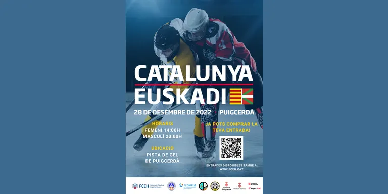 El tradicional Catalunya-Euskadi d’hoquei gel torna aquest Nadal