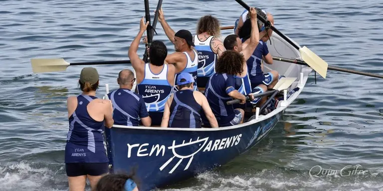 El veterà masculí del Club de Rem acaba segon al Campionat de Catalunya