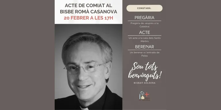 El Bisbat de Solsona organitza un acte de comiat a l'administrador apostòlic