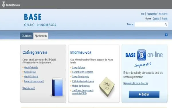 BASE amplia els terminis per facilitar a la ciutadania el pagament dels impostos que havien quedat suspesos pel coronavirus