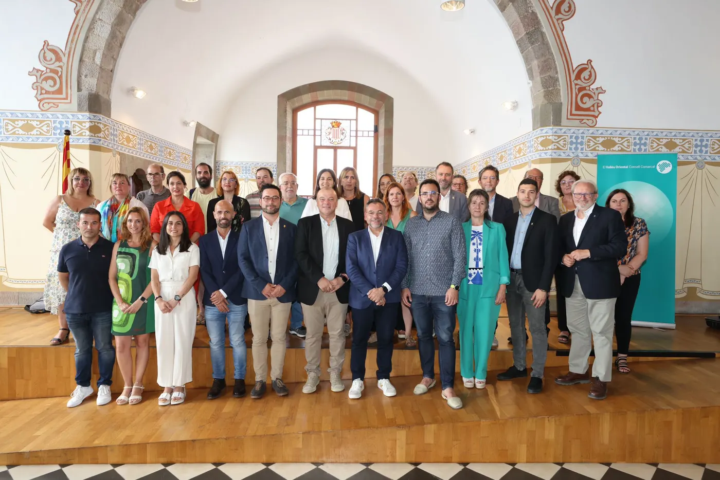 Carla Millán i Núria Carné, representants calderines al nou ple del Consell Comarcal del Vallès Oriental