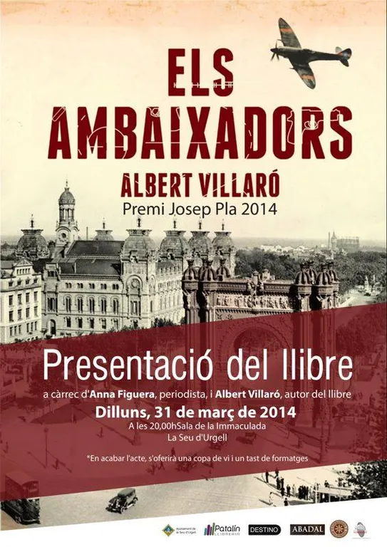 Albert Villaró presenta 'Els ambaixadors' a la Seu
