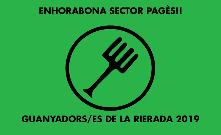 El Sector Pagès guanyador de La Rierada 2019