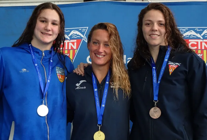 Quatre medalles pel CN Caldes a l'OPEN de Natació de Terrassa