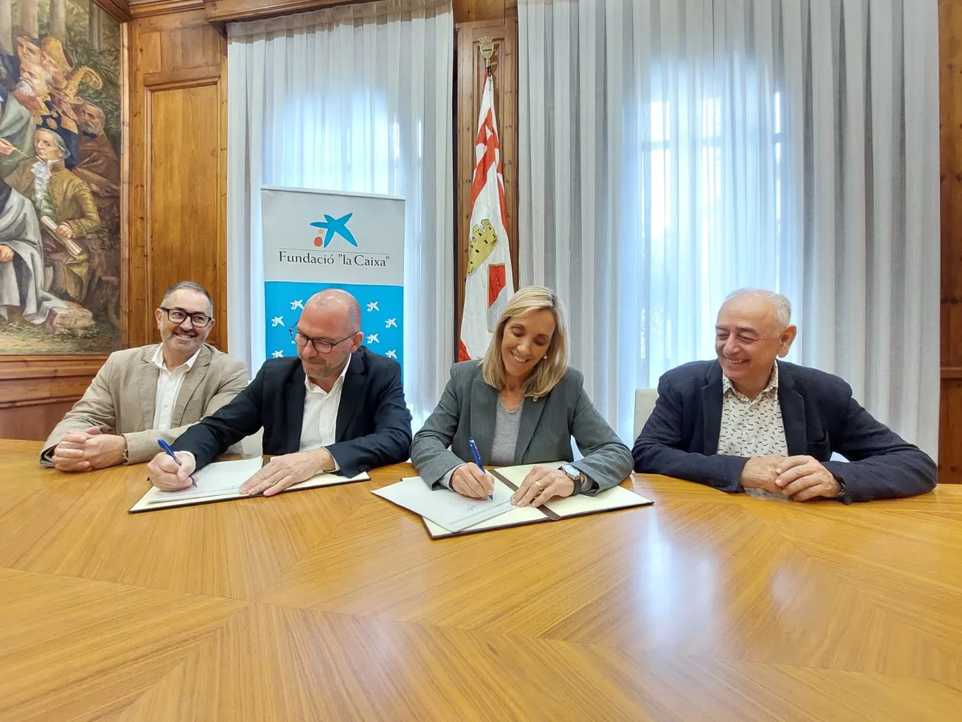 Conveni entre la Fundació Ciutat de Valls i la Fundació “la Caixa”