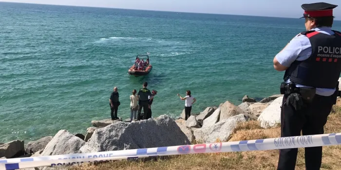 Troben mort un veí d’Arenys a la platja de la Picòrdia, just davant l’estació de RENFE