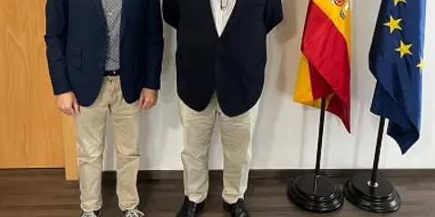 Joan Barrera es reuneix amb l'ambaixador espanyol a Andorra