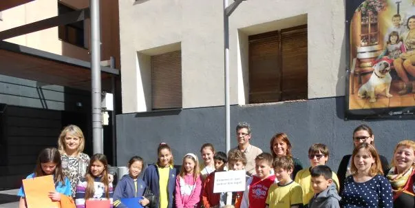 Una defecació de gos de grans dimensions, nova imatge de la campanya de civisme de la Seu