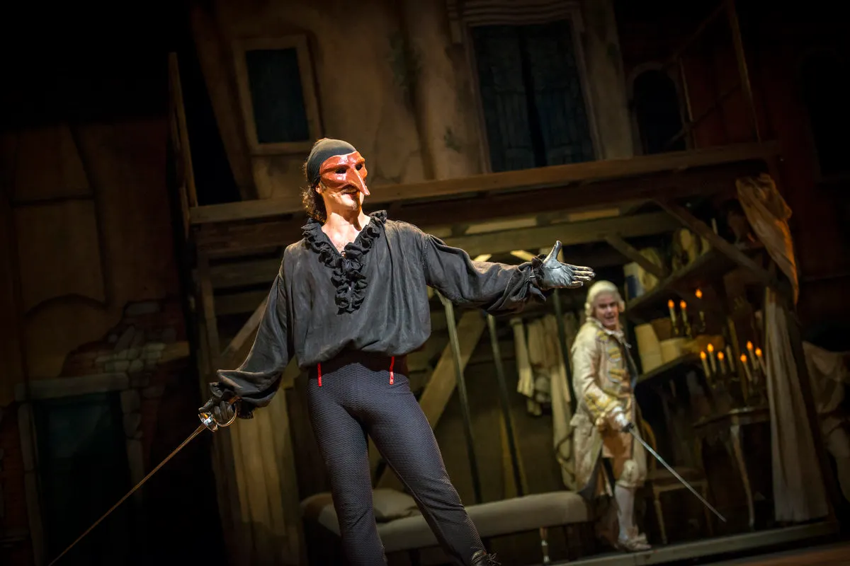 Pilar Segura és la primera gunyadora de les dues entrades pel musical "Scaramouche"