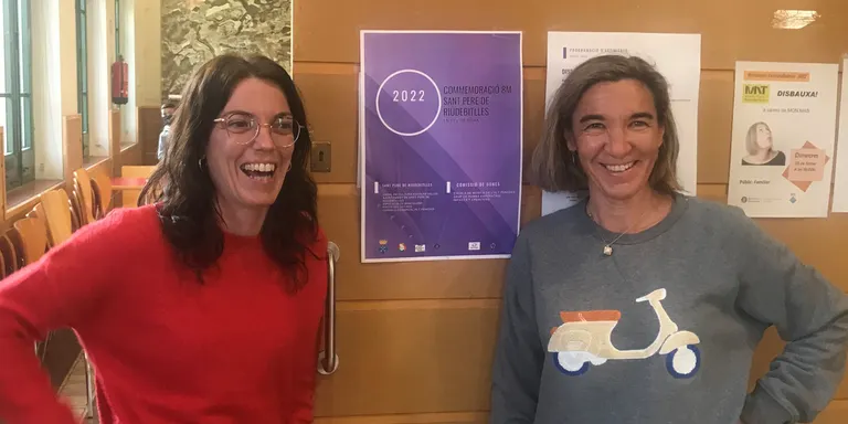 Entrevista a Mònica Artigas i Susana Domínguez que ens expliquen el tradicional Sopar de la Dona