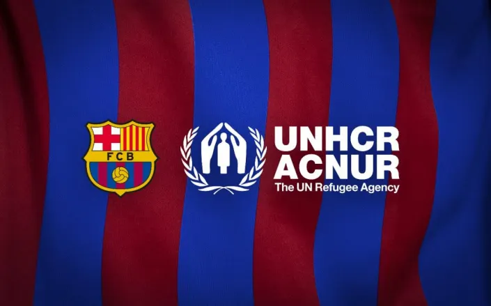 El Barça firma un acord amb ACNUR