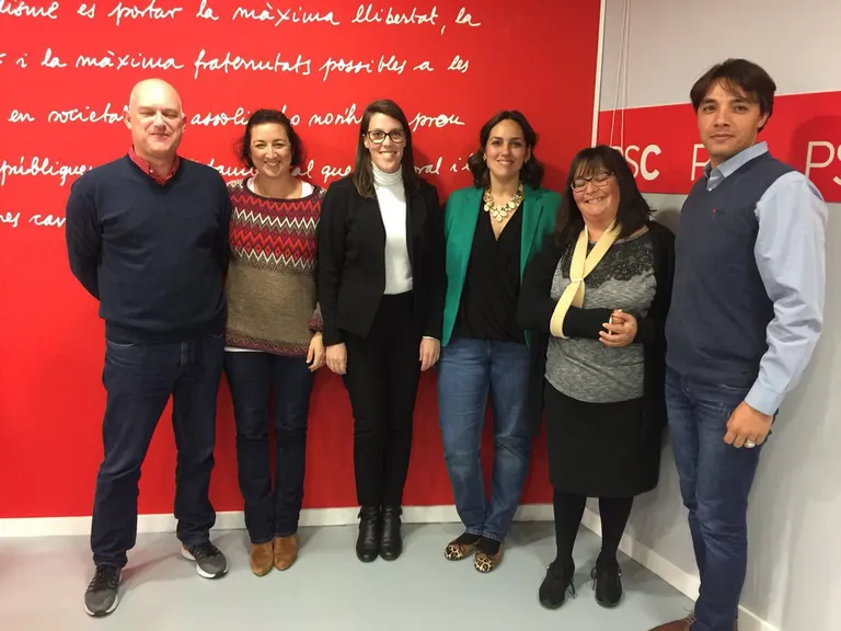 El pinedenc Dante Ferreiro acompanya a Alícia Romero que encapçala la llista del PSC pel Maresme
