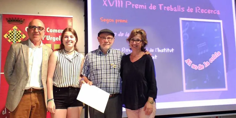Segon premi comarcal pel treball de recerca de Laura Rovira, de l'INS Ribera del Sió