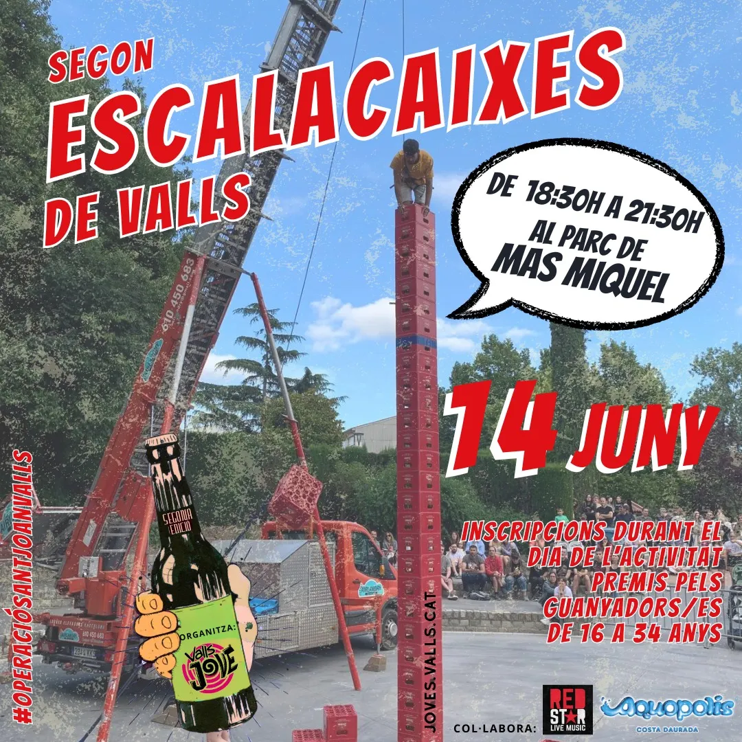 Valls Jove prepara la segona edició de l’Escalacaixes