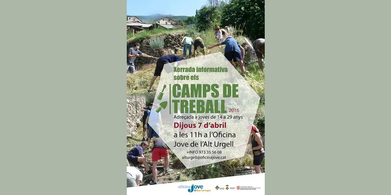 Sessió informativa a la Seu sobre els camps de treball per a joves