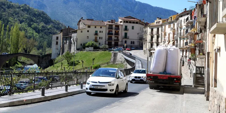 Oberts novament els dos carrils de circulació a l'N-260 a Gerri de la Sal