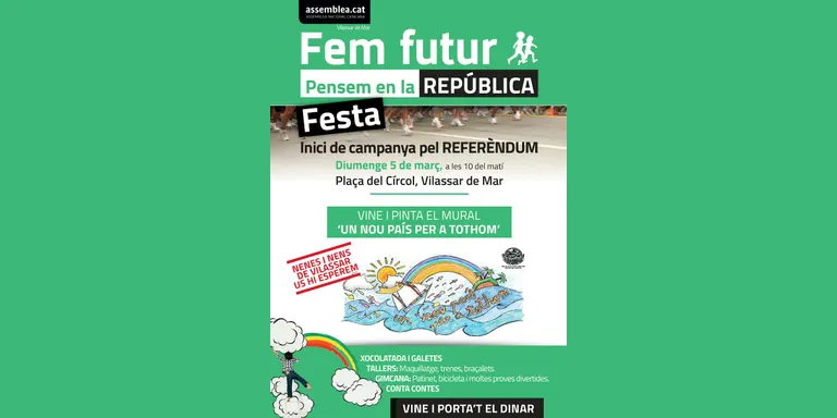 L’ANC de Vilassar de Mar iniciarà diumenge la campanya “Fem futur”