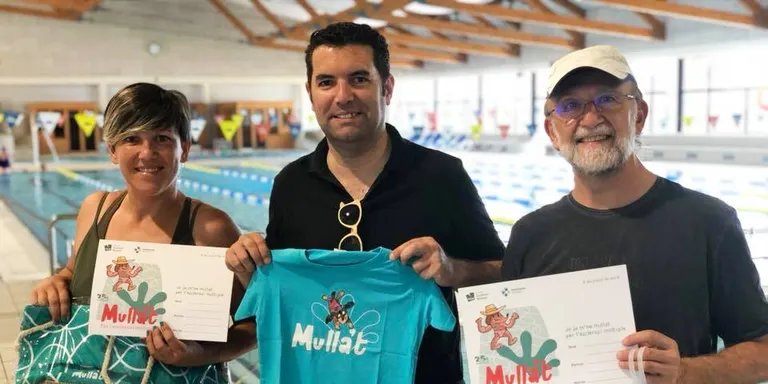Pineda també s'ha mullat aquest diumenge per l'Esclerosi Múltiple