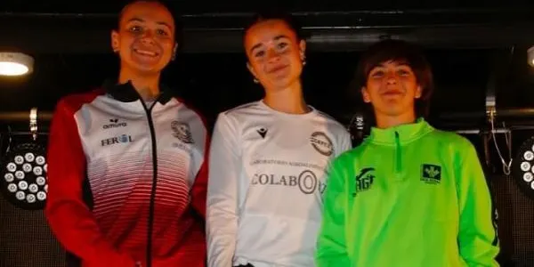 La marxadora Júlia Suárez, campiona de la 37a Marxa Atlètica Espada Toledana en categoria Sub20