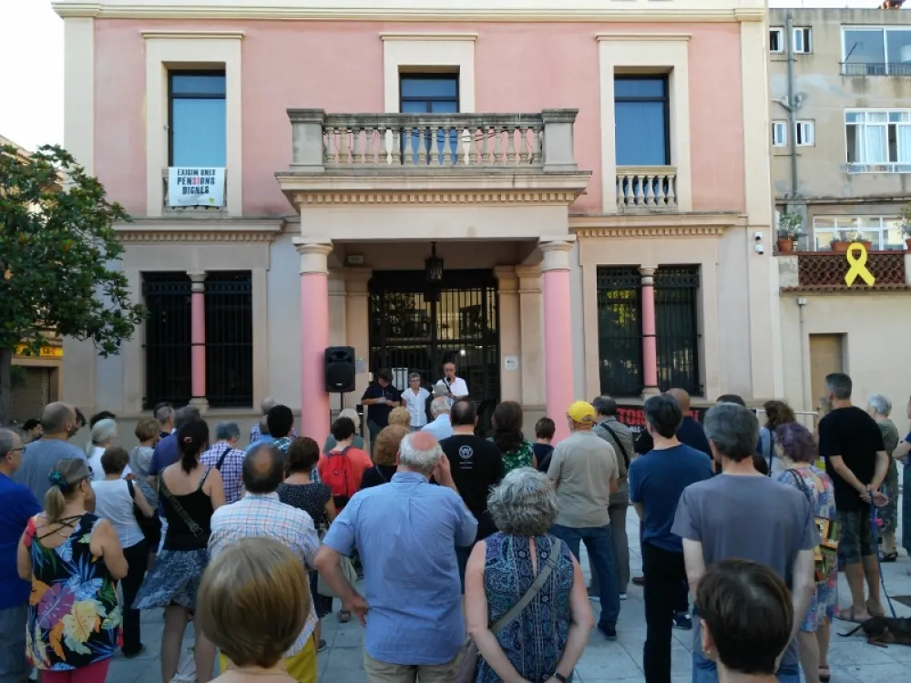 Foto: Concentració davant del passat 16 de juliol