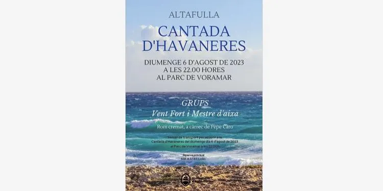 El parc de Voramar d'Altafulla acull aquest diumenge una cantada d'havaneres