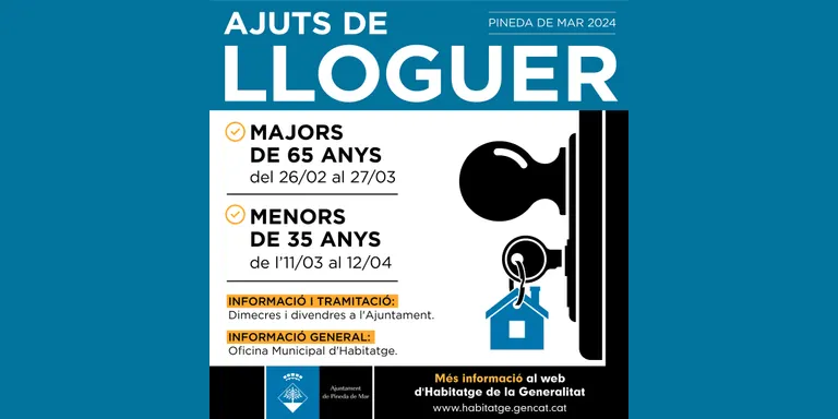 L'Oficina d'Habitatge de l'Ajuntament de Pineda ajuda en la tramitació pels ajuts al lloguer
