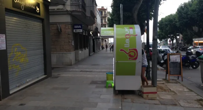 La parada de iogurts està instal·lada des de divendres