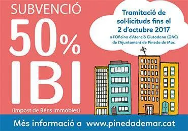 Pineda subvenciona el 50% de l'Impost de Béns Immobles (IBI)