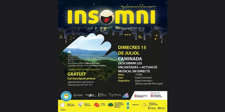 Caminada nocturna per conèixer la geologia de la Seu d’Urgell amb actuació musical en directe