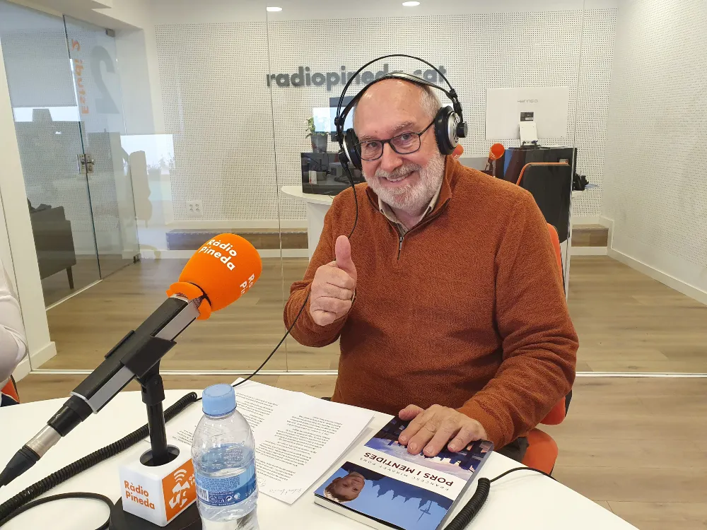 Francesc Miravet presenta el seu llibre 'Pors i Mentides' a Ràdio Pineda