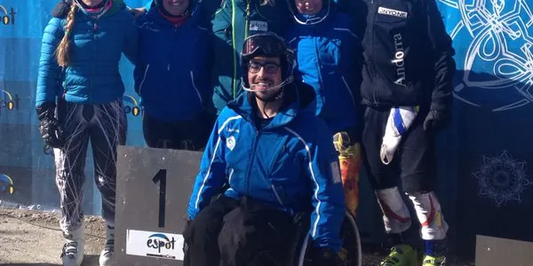 Podis catalans a la Copa d'Europa IPC d'esquí, disputada a Espot