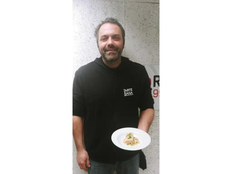 Del Mercat a la taula (de l'estudi) amb Pau Barceló del restaurant L'Artesana amb Terrina de foie