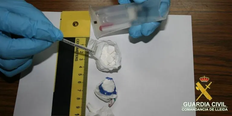 La Guàrdia Civil intervé 20 grams de cocaïna en un control a la C-14