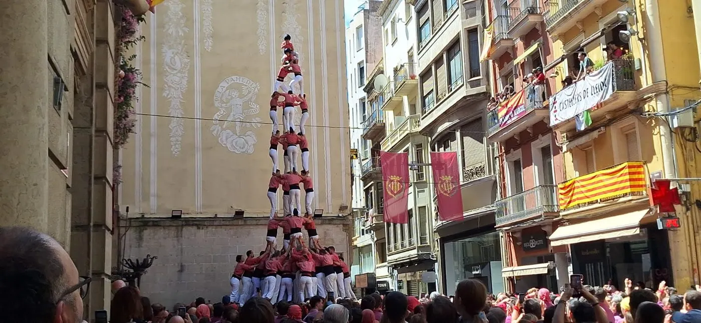 La Colla Vella porta el primer 4de9 folrat a Lleida