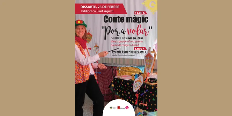 Espectacle de la Maga Tresa a la Biblioteca Sant Agustí