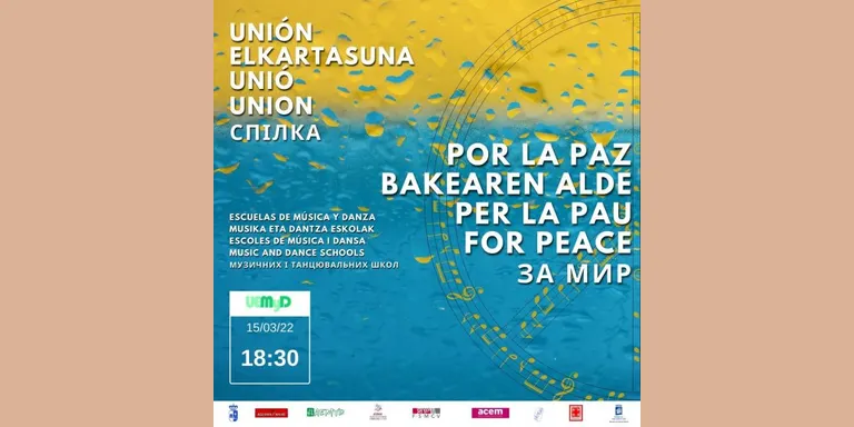 L'Escola de Música es mobilitza avui a favor de la pau