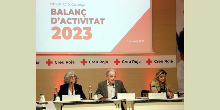 La Creu Roja va atendre unes 400.000 persones a Catalunya durant el 2023