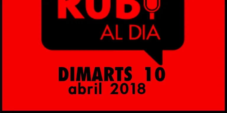 RUBÍ AL DIA dimarts 10 ABRIL 2018