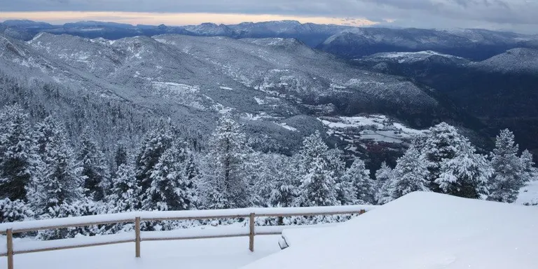 L'Alt Urgell, cobert de neu per damunt dels 1.700 metres