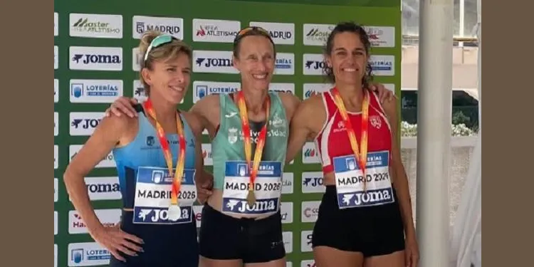 L’altafullenca Elena Rodríguez, bronze en els 800 metres F50 del Campionat d’Espanya Màster